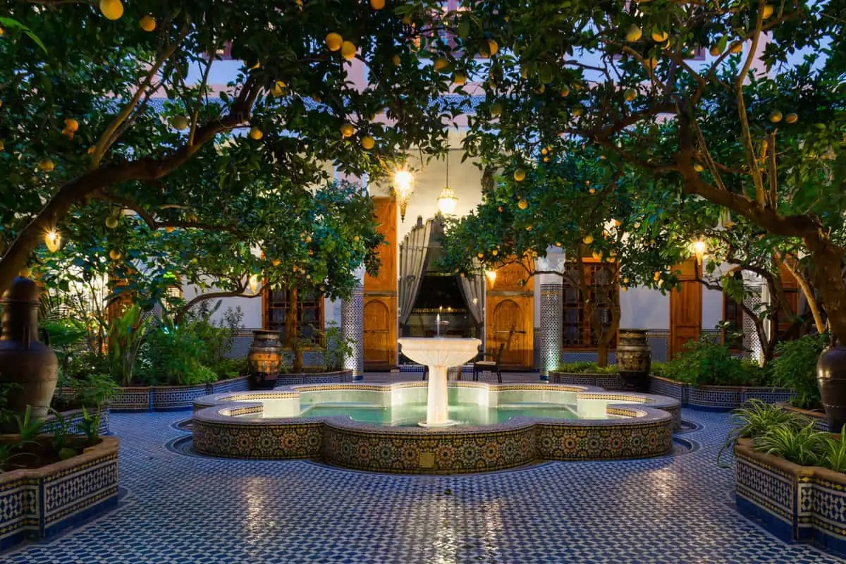 Palais Amani Courtyard